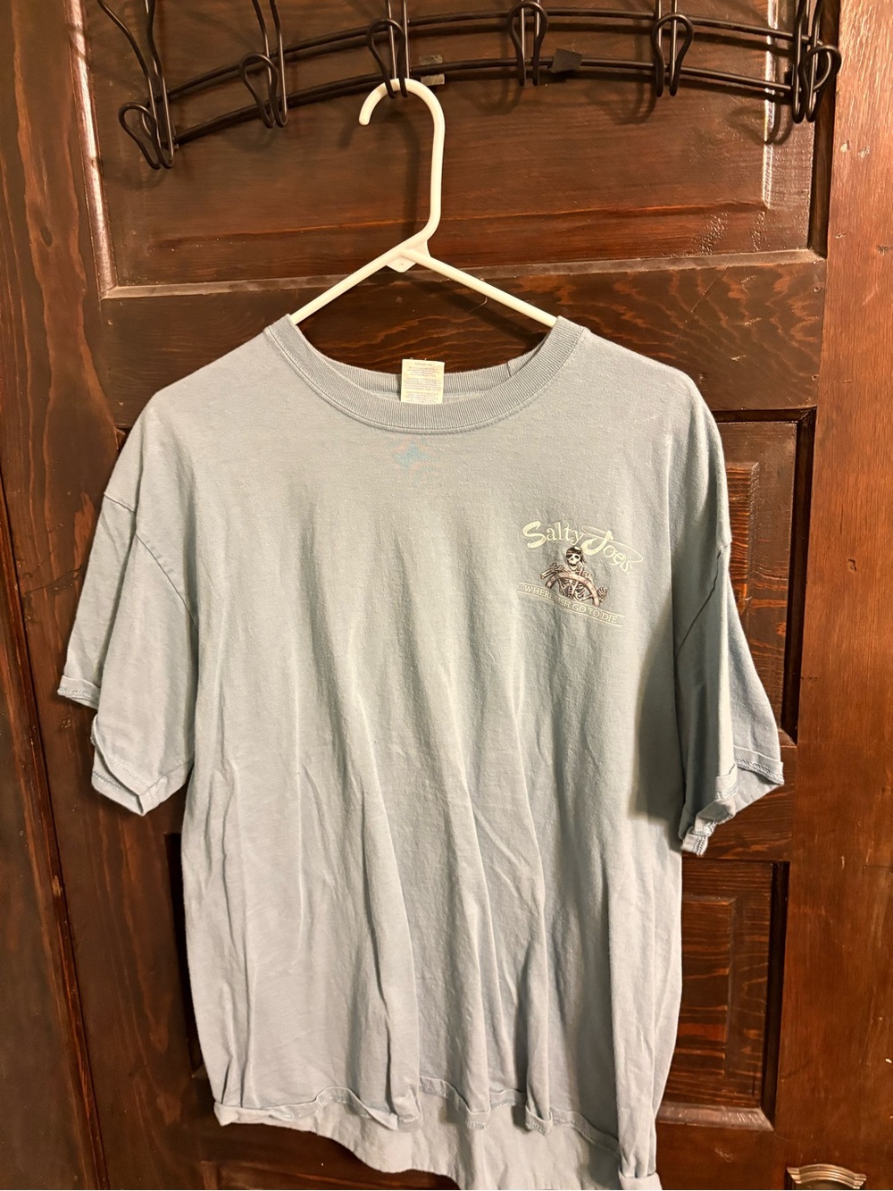 Men's Short Sleeve T-Shirt in Light Blue